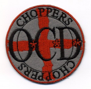 OCD Choppers embroidered patch