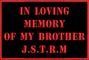 in loving memory sample of memorial patch made by our company